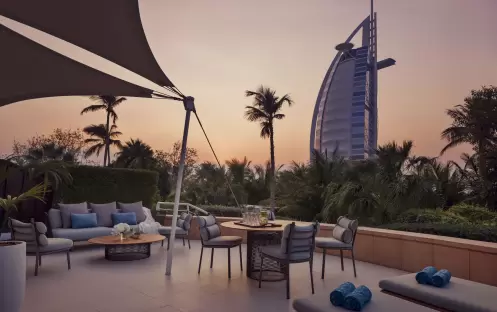 Family Garden Suite, Terrace Sunset